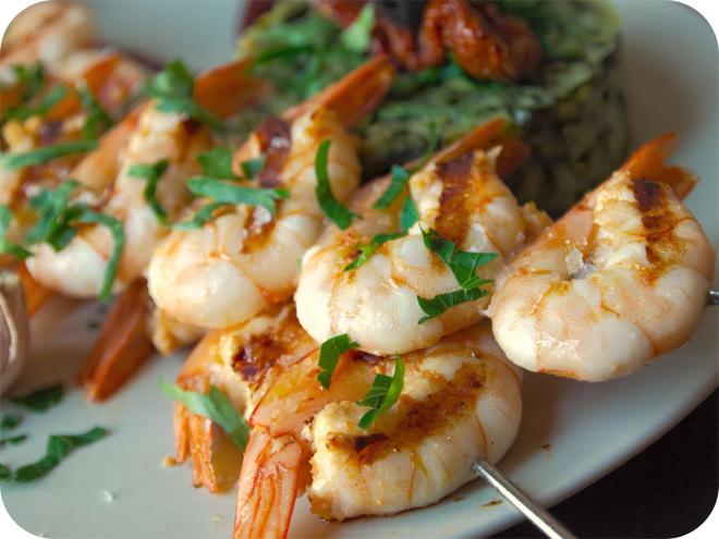 Gambas façon Cayenne