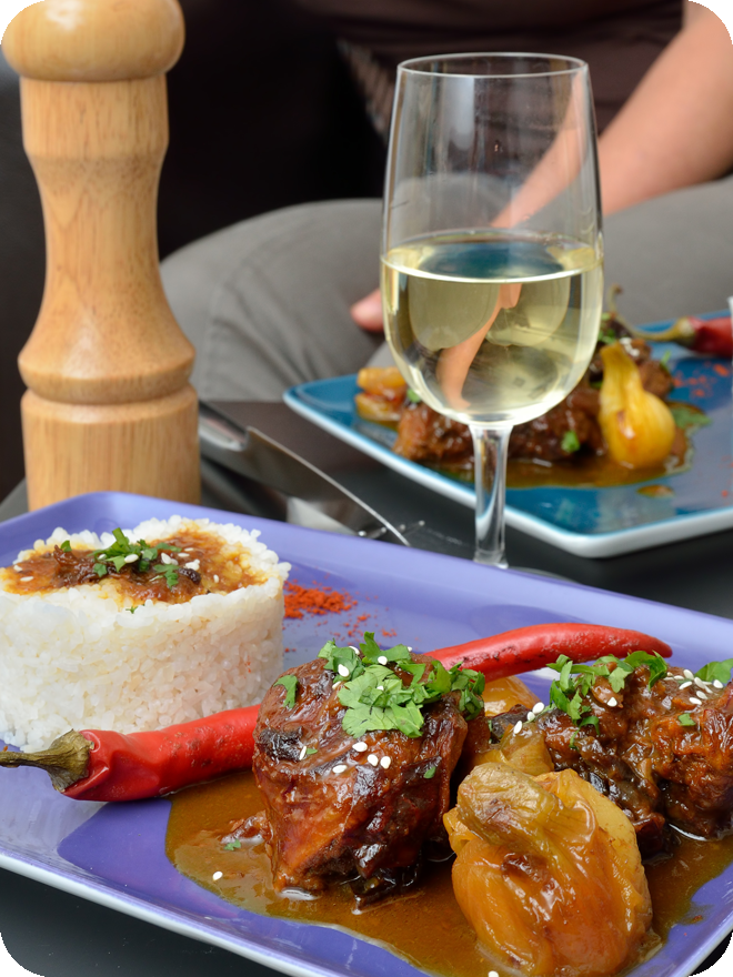 Tajine au miel safrané