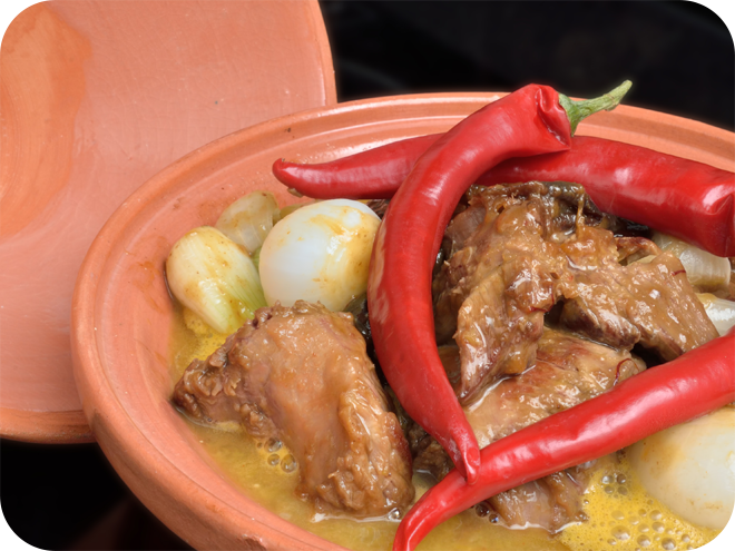 Tajine au miel safrané