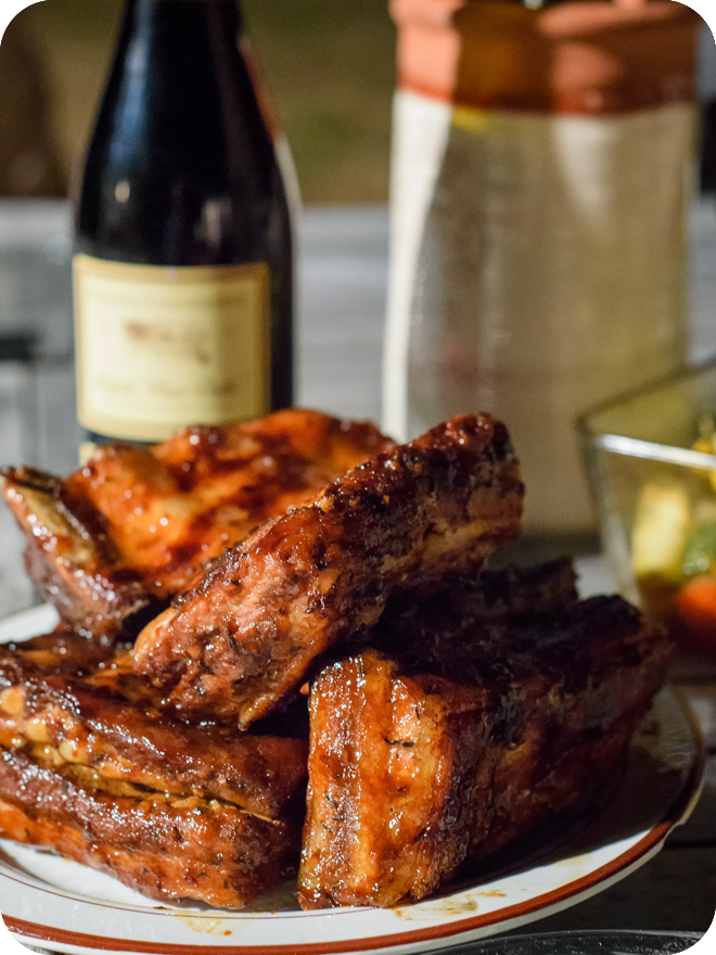 Travers de porc - BBQ RIBS