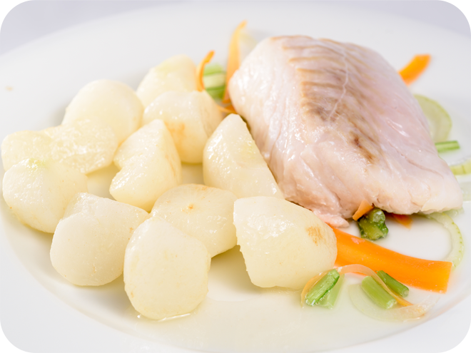 poisson-en-papillote-navets-sautes