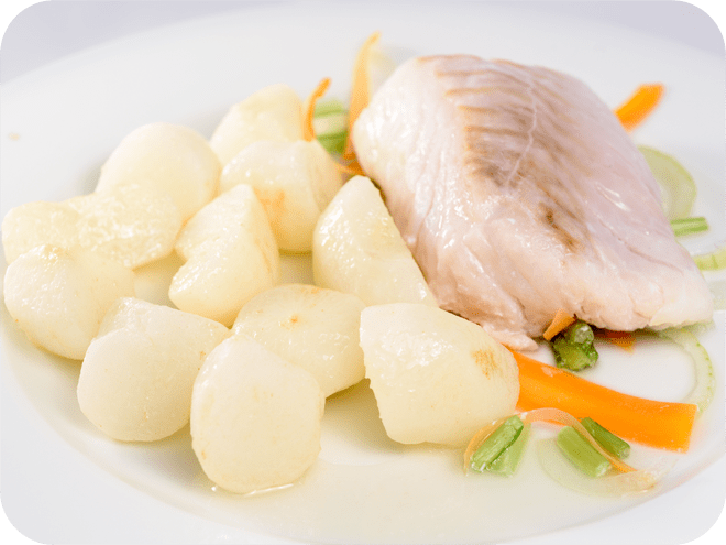 poisson-en-papillote-navets-sautes