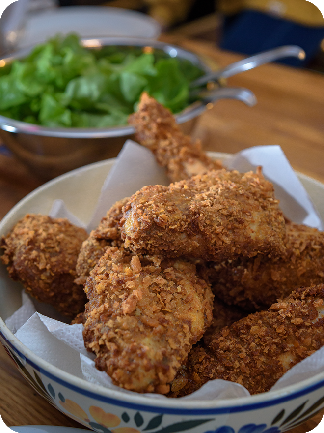 Poulet Frit à la façon du "Kentucky Colonel" Sanders