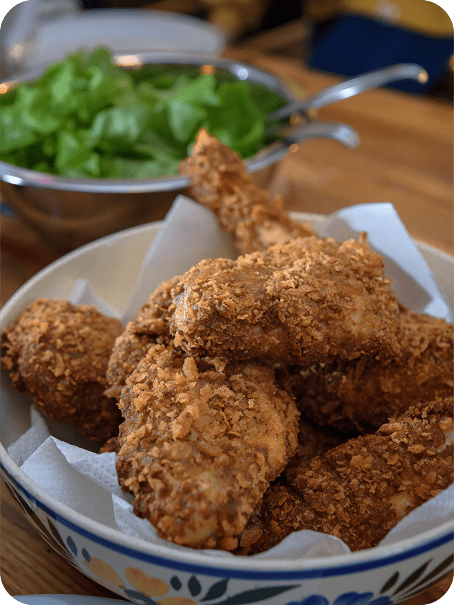 Poulet Frit à la façon du "Kentucky Colonel" Sanders