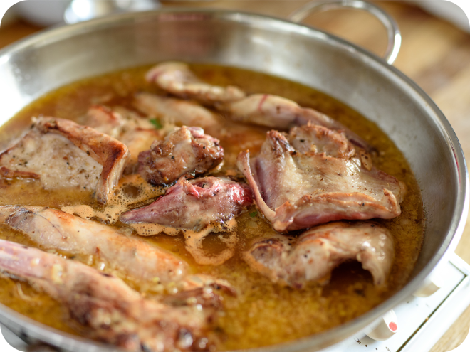 Lapin aux Champignons