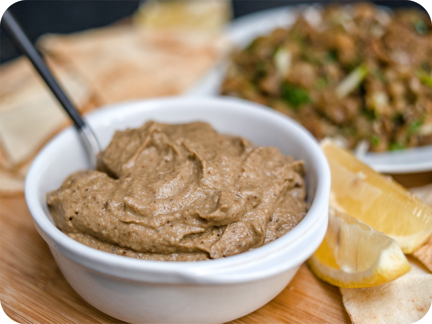 Caviar d’aubergines fumées à froid