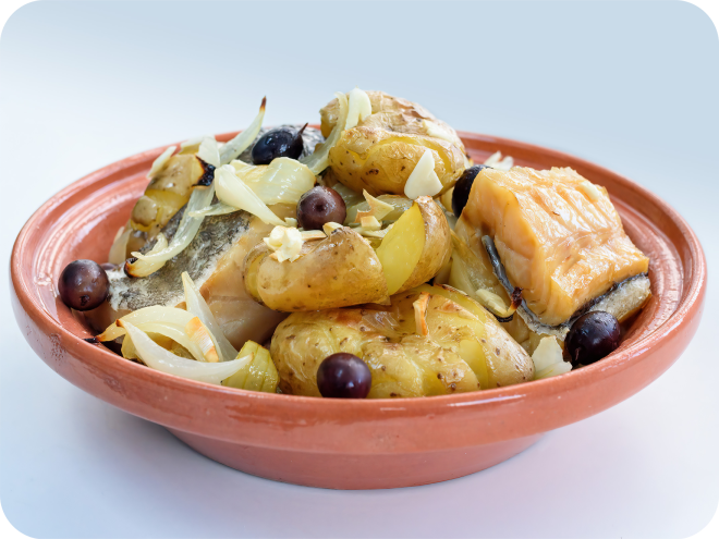 bacalhau com batatas ao murro